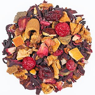 FT Panna Cotta Orange nat�rlich Fr�chtetee mit Bl�ten, aromatisiert