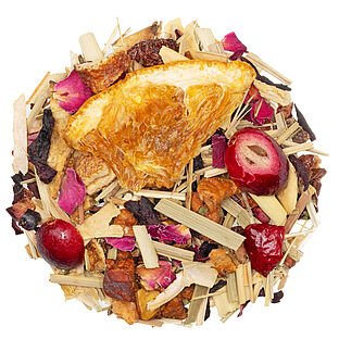 FT Orange Cranberry nat�rlich Fr�chtetee mit Bl�ten, aromatisiert