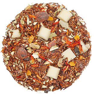 RB Weie Schokolade Olive Rooibos Krutertee mit weier Schokolade und Blten, aromatisiert