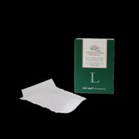 Papierfilter teeli® aromatreu Größe: L (für Plastikhalter schwarz)
